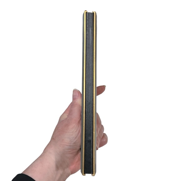 Vintage Made In Japan Royal Iris Lacquerware Address Book Unused Silver Blue NIB - Picture 3 of 10